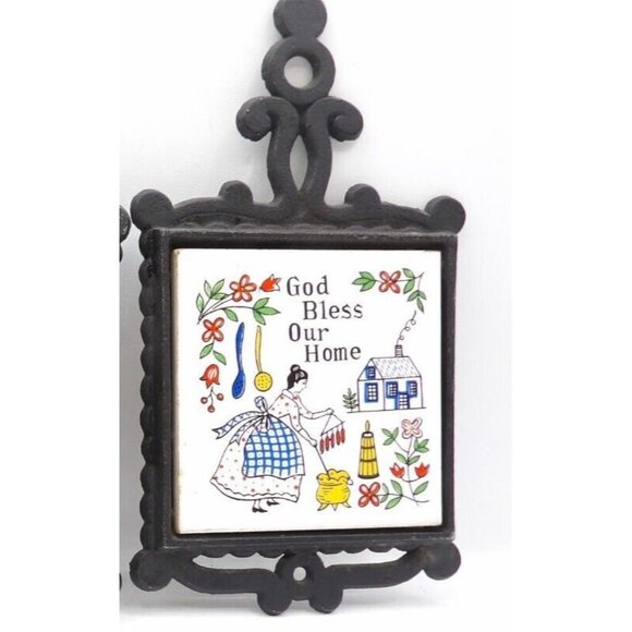 Cast Iron Ceramic Trivets (Set of 3) Made in Japan Lego Brand - Picture 4 of 5